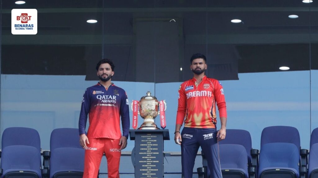 IPL 2025 FINAL: RCB बनाम PBKS के बीच खिताबी जंग शुरू, पंजाब ने टॉस जीतकर गेंदबाजी चुनी IPL 2025 FINAL: RCB बनाम PBKS के बीच खिताबी जंग शुरू, पंजाब ने टॉस जीतकर गेंदबाजी चुनी IPL 2025 FINAL: RCB बनाम PBKS के बीच खिताबी जंग शुरू, पंजाब ने टॉस जीतकर गेंदबाजी चुनी