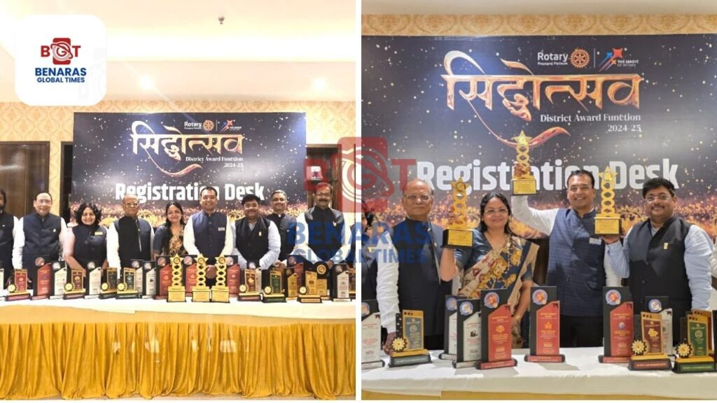 Rotary Club ऑफ वाराणसी नॉर्थ को मिला प्लेटिनम क्लब का सम्मान, 36 पुरस्कारों के साथ रचा नया कीर्तिमान Rotary Club ऑफ वाराणसी नॉर्थ को मिला प्लेटिनम क्लब का सम्मान, 36 पुरस्कारों के साथ रचा नया कीर्तिमान Rotary Club ऑफ वाराणसी नॉर्थ को मिला प्लेटिनम क्लब का सम्मान, 36 पुरस्कारों के साथ रचा नया कीर्तिमान