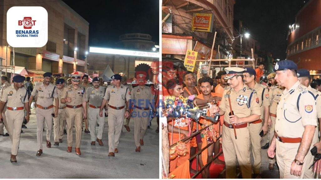 श्रावण मास के प्रथम सोमवार पर Police Commissioner ने किया कांवड़ मार्ग का निरीक्षण Police Commissioner