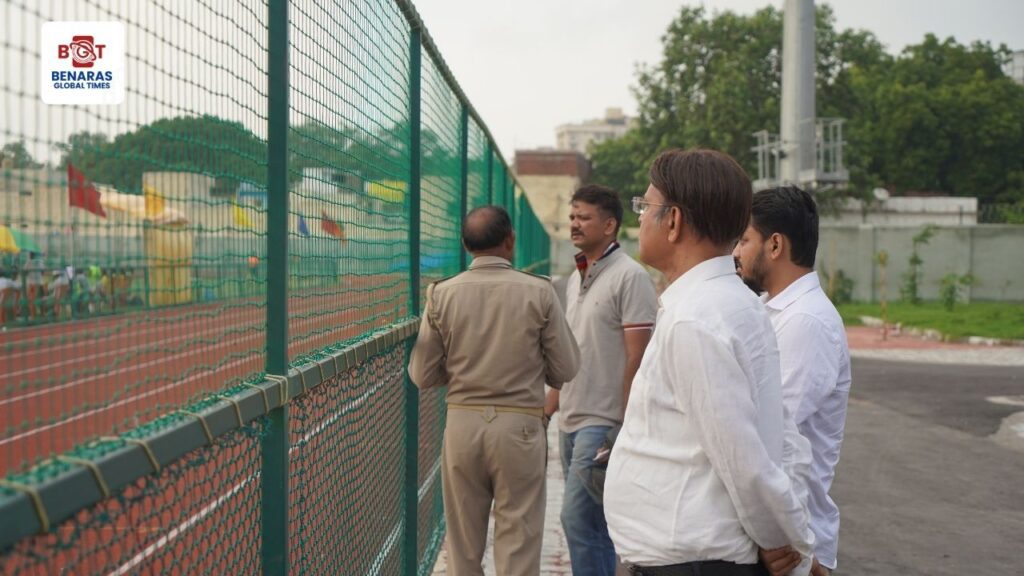Sigra Stadium: डॉ. आर.के. ओझा ने आरएसओ विमला सिंह से खेल विकास पर की चर्चा Sigra Stadium: डॉ. आर.के. ओझा ने आरएसओ विमला सिंह से खेल विकास पर की चर्चा Sigra Stadium: डॉ. आर.के. ओझा ने आरएसओ विमला सिंह से खेल विकास पर की चर्चा